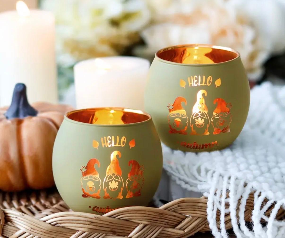 2 Zwerg Kerzenhalter